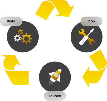 Enterprise mobile application illustration